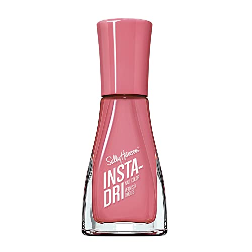Sally Hansen Insta-Dri Nail Polish | Quick Dry, Long Lasting, Streak-Free Shine | Opaque, Glossy | 275 Rapid Ros? | Warm Rosy Pink Nail Color