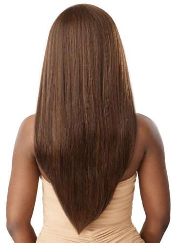Outre Lace Front Wig Kairi Deep Wine 99J Melted Hairline Pre-Plucked Glueless