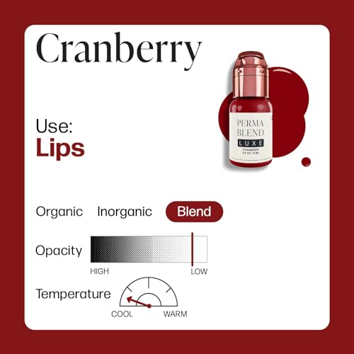 Lip Blush Microblading Kit - Luxe Berry Lip Set with Cranberry & Boudoir - Vegan & Cruelty-Free