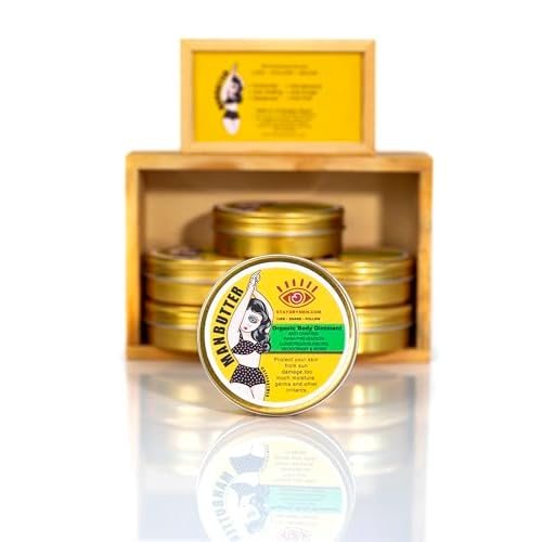 Manbutter Body Butter 4oz Full Skincare Healing Balm for Dry Skin Nourishing Moisturizer Natural Ingredients Soothing Relief