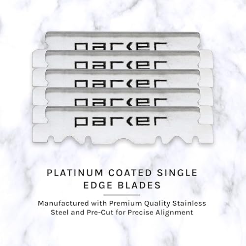 Professional Stainless Steel Barber Razor with 100 Blades - Precision Shaving Tool