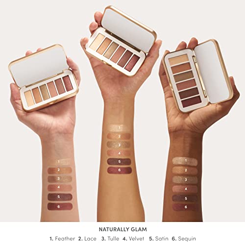 Jane Iredale PurePressed Eye Shadow Triple - Naturally Glam, Mineral, Long Lasting, Safe for Sensitive Eyes