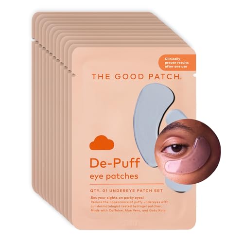 De-Puff Cooling Under Eye Patches - 12 Pairs with Variation 3 Pack of 4