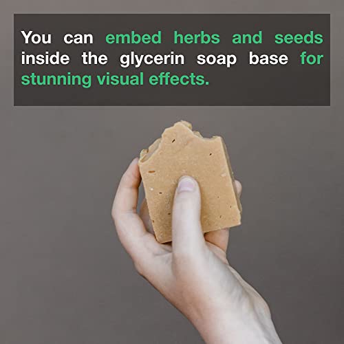 Vegetable-Based Glycerin Soap Base for DIY Handmade Soap - 16 Ounce, Sensitive Skin