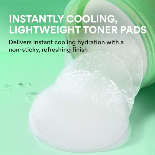 Innisfree Green Tea Calming Toner Pads for Hydration & Soothing Skin