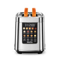 Stainless Steel Motorized Toaster 2 Slice Touch Screen, 8 Bread Types, 5 Shade Levels, 1200W