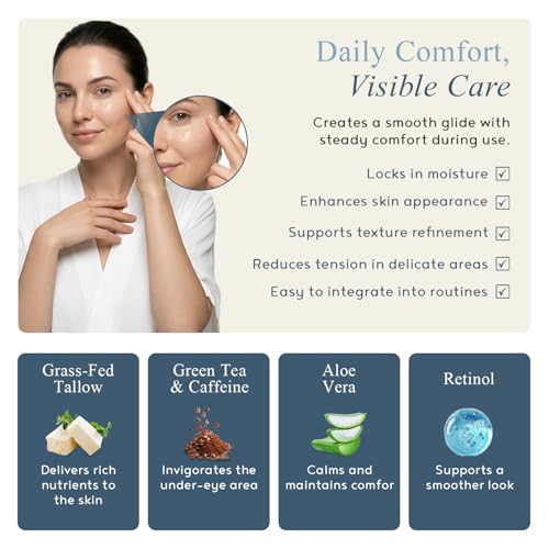 Hydrating Eye Cream with Caffeine, Retinol & Aloe for Dark Circles