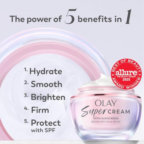 Olay Super Cream SPF 30 Face Moisturizer with Floral & Ginger Variation 1.7 oz
