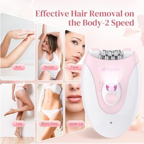 Epilator,Epilator for Women,Facial Hair Removal for Women Rechargeable,2 Speeds Hair Removal Device with 36 Tweezers,Electric Lady Shaver for Face Legs/Face/Bikini/Arms,Epilator for face Smooth Skin