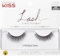 Kiss Lash Couture Faux Mink Little Black Dress False Eyelashes - Negro, 5 Pairs
