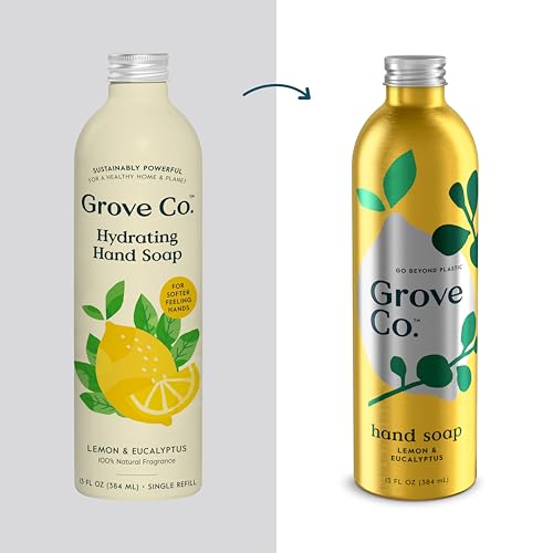 Grove Co. Gel Hand Soap Refill Lemon & Eucalyptus 3-Pack, 13 fl oz Each