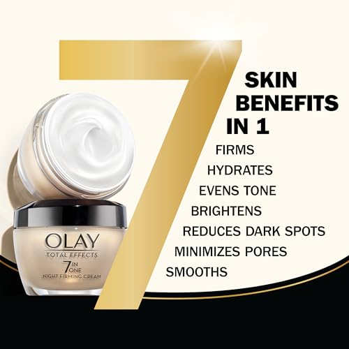 Olay Total Effects Night Firming Cream Face Moisturizer 1.7 oz Pack of 2