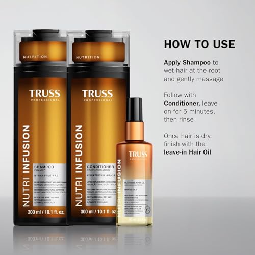 TRUSS Nutri Infusion Hair Conditioner with Myrica Fruit Wax 10.14 oz