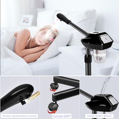 Facial Steamer Professional on Wheels - Medium FS-02 Black