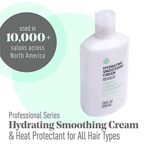 MINT Hydrating Heat Protectant Hair Cream for Frizz Control & Smoothing