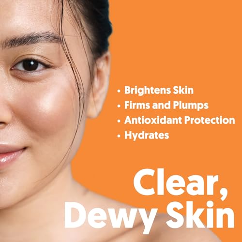 By Nature Vitamin C + Collagen Sheet Face Mask with Vitamin E ? Firming, Anti-Aging Facial Treatment for Radiance, Elasticity & Hydration ? Skincare for Pre-Event Glow & All Skin Types ? Pack of 4