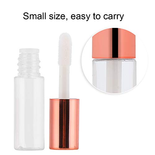 YIPINER 90 Pack Rose Gold Clear Lip Gloss Tubes 1.2ML DIY Makeup Containers