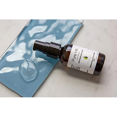Pure Hyaluronic Acid Serum for Face - Hyalogic Natural HA Face Serum, Non-Greasy, Fragrance-Free Formula - Hyaluronic Acid Serum? Soften & Hydrate Skin | 1 Fl. oz.