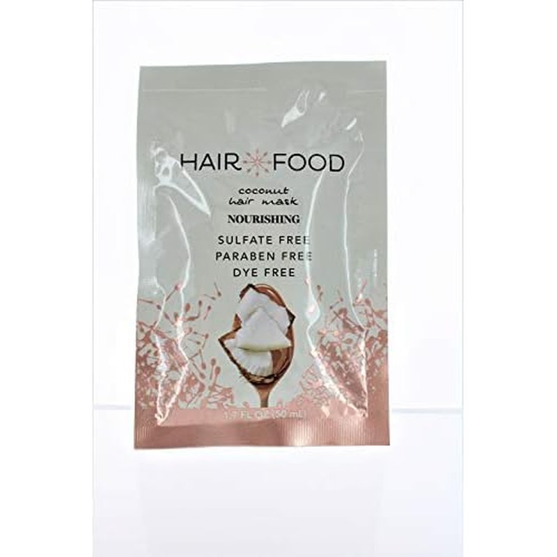 Hair Food Nourishing Coconut Hair Mask 1.7 Ounce (10 Pieces) (50ml)