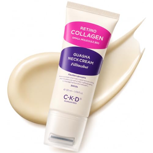 CKD Retinal Collagen Filltocshot Gua Sha Neck Cream 50mL - Includes Gua Sha Roller