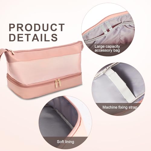 Flexfusion Carrying Case for Shark/Glam Ceramic Hair Straightener - Pink