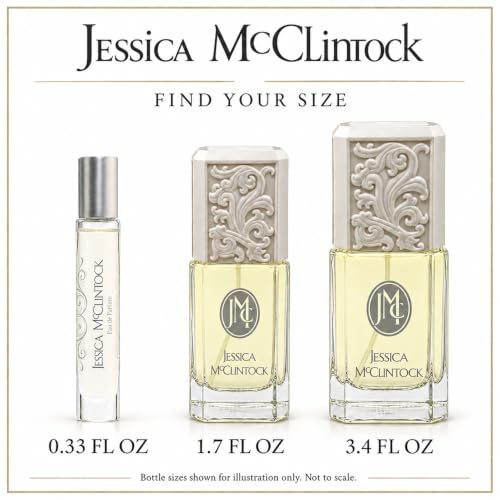 Jessica McClintock 3.4 oz Eau De Parfum Spray for Women - Fruity Floral Fragrance with Citrus, Ylang Ylang, Rose & Jasmine - Long-Lasting Romantic Scent - Variation of THIS listing