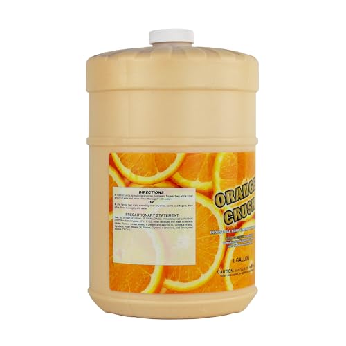 Zenex Orange Crush Hand Soap with Pumice 1 Gallon - Industrial Strength, 128 Fl Oz