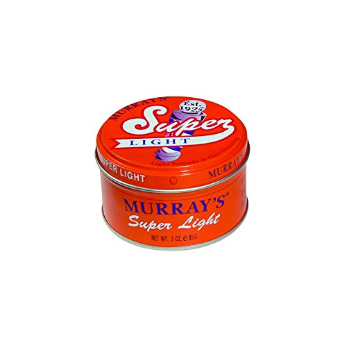 Murray's Light Pomade & Hair Dressing 3 oz - Pack of 6 for Shine & Control