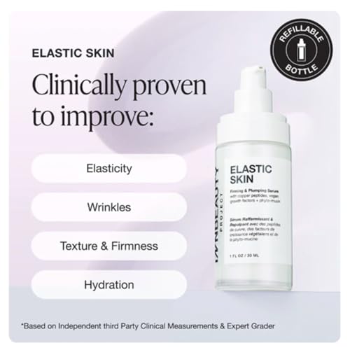 INNBEAUTY Project Elastic Skin Firming & Plumping Growth Factor Serum with Copper Peptides, 1 OZ (30ml)