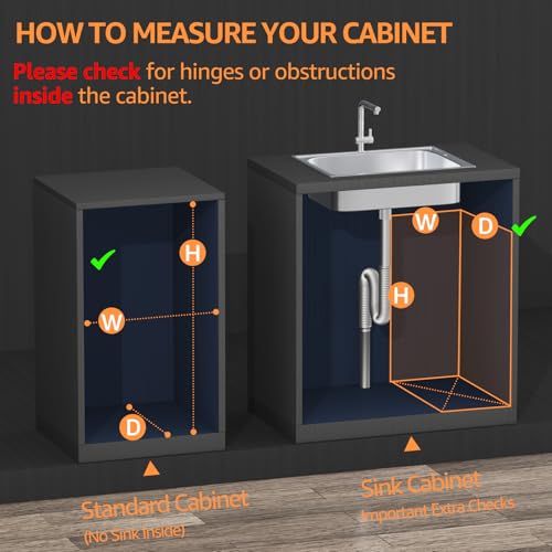 RUNMI Double Pull Out Trash Can Under Cabinet System - Heavy Duty Soft Close
