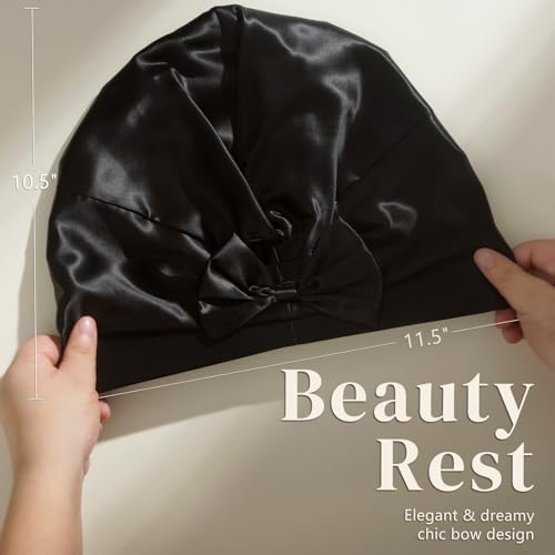 ZIMASILK Adjustable 22 Momme 100% Mulberry Silk Bonnet for Sleeping,