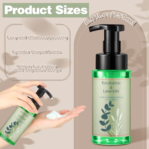 Swiffen Eucalyptus Foaming Hand Wash with Pump - Moisturizing 8.75 oz (6 Pack)