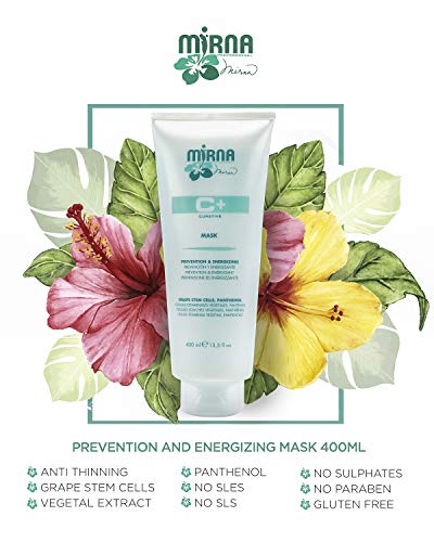 Deep Conditioning Hair Mask for Weak Hair with Grape Stem Cells, Oligo-Elements, No Sulfates - 400ml
