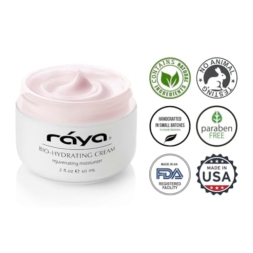 Raya Bio-Hydrating Cream (303) | Light, Moisturizing Face Cream for Non Problem Skin | Tones, Firms, Hydrates, and Helps Reduce Fine Lines and Wrinkles