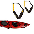 Suspenz EZ Kayak Rack - Yellow Wall Mount Storage for Canoes & Paddle Boards