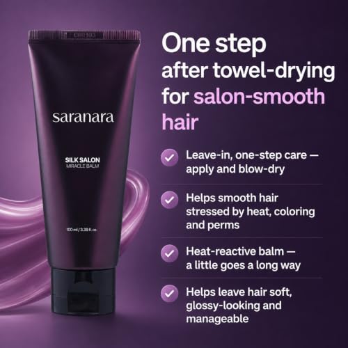 Silk Hair Repair Balm - Non-Wash Hair Essence for Damaged Hair, Heat-Activated Treatment