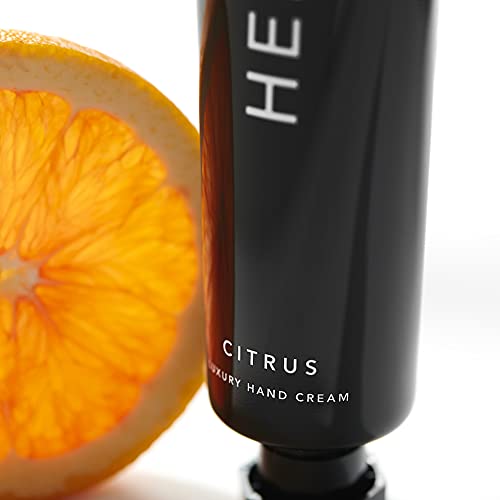 Henné Organics Luxury Hand Cream - Natural Moisturizer with Citrus, Organic & Cruelty-Free