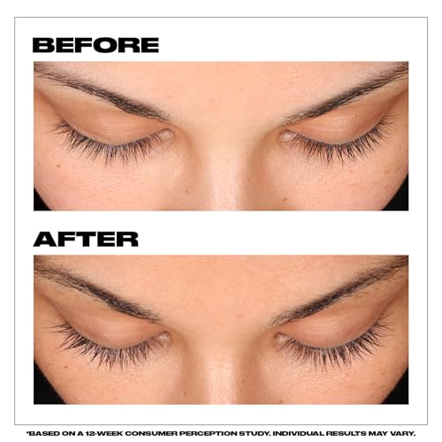 Milk Makeup KUSH Lash + Brow Serum ? Eyelash + Eyebrow Boosting Serum w/Peptide-Powered Formula for Longer, Fuller-Looking Lashes + Brows ? Clean, Vegan + Ophthalmologist Tested ? 0.12oz