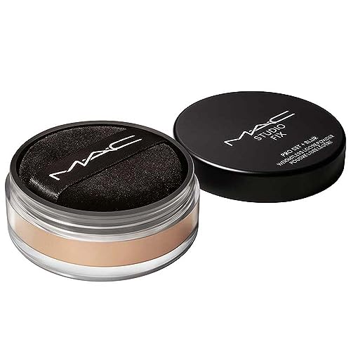 MAC Studio Fix Pro Set + Blur Weightless Loose Powder - Medium Deep (Tanned beige with golden undertone) - 0.22 oz / 6.5 g