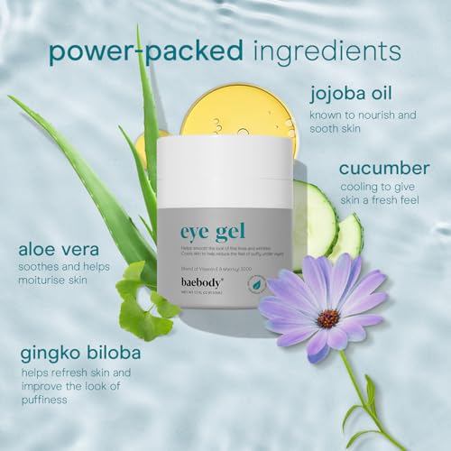 Cooling Under-Eye Gel for Dark Circles & Puffiness - 1.7 fl oz | Baebody