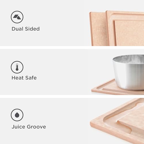 Epicurean 19.5 x 15 Inch Natural BBQ Cutting Board with Juice Groove - Made in USA