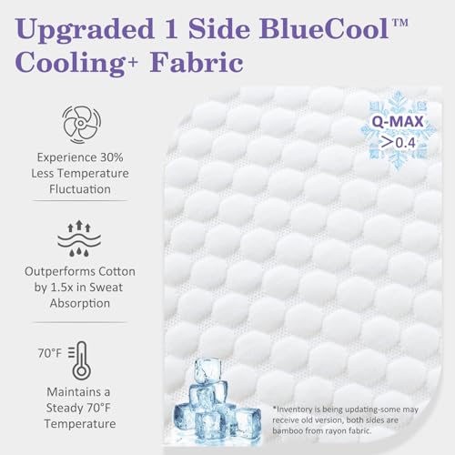 Queen Adjustable Memory Foam Pillow Set - 2 Pack with Removable Cover, Cooling & Support