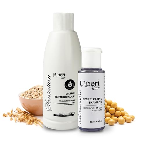 Expert Hair Sensation Keratin Hair Treatment Set with Shampoo - 1 Pack + Deep Cleansing Shampoo 30ml