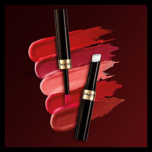 Max Factor Lipfinity for Women, 330 Essential Burgundy, 0.14 Ounce, Full Size