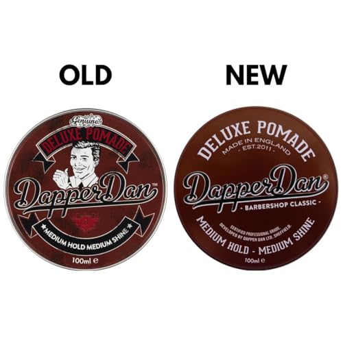Dapper Dan Deluxe Medium Hold Water-Based Hair Pomade Duo 2 x 3.38 oz