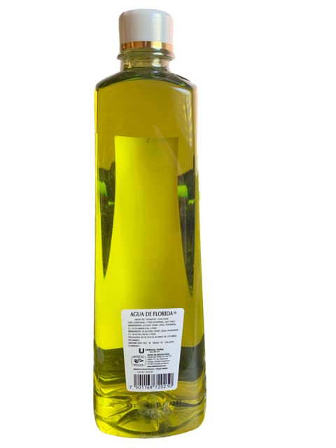 Urania Agua de Florida Cologne 1000ml - Citrus Floral Scent, Pack of 1