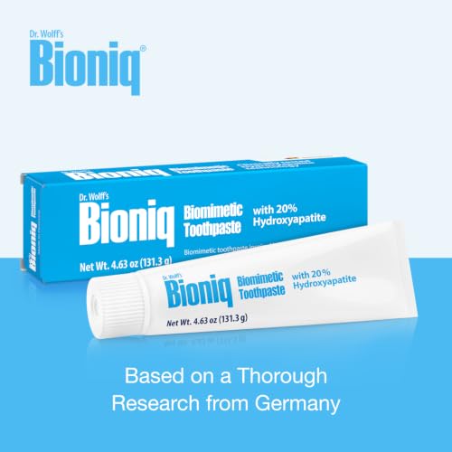 Bioniq Classic 20% Hydroxyapatite Toothpaste 4.63 Oz - Pack of 2, Fluoride & SLS-Free