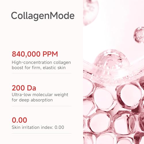 CDL Low Molecular Collagen Face Lifting Mask - Glowing, Firming & Deep Hydrating Korean Hydrogel Sheet Mask for Glass Skin Elasticity, Phyto PDRN Anti-Aging Skincare (10 Sheets)