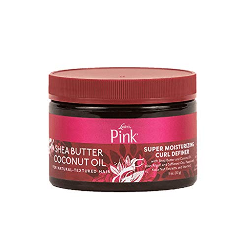 LUSTER'S Pink Shea Butter Coconut Oil Super Moisturizing Curl Definer 11 Oz