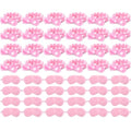 Pink and Dot Spa Sleepover Party Favors Set - 48 Pieces with Headbands & Eye Masks